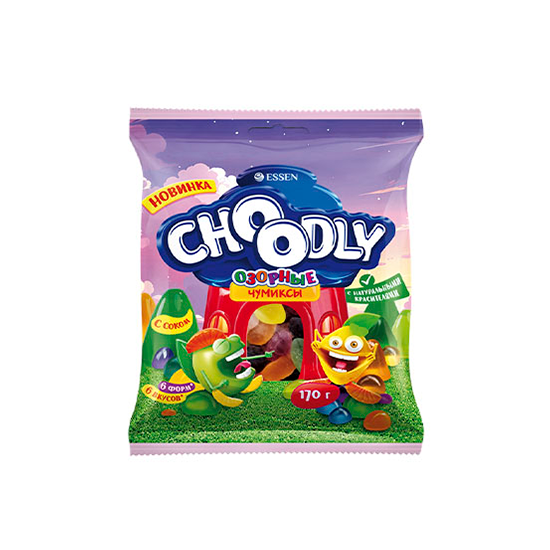 

Жевательный мармелад Essen Choоdly озорные чумиксы 170 г