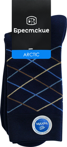 

Носки мужские Брестские Arctic рис. 552 темно-синий 25-29