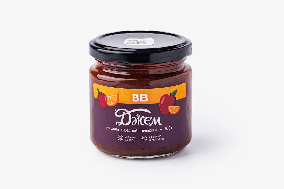 

Джем ВкусВилл из сливы на сиропе топинамбура 200 г