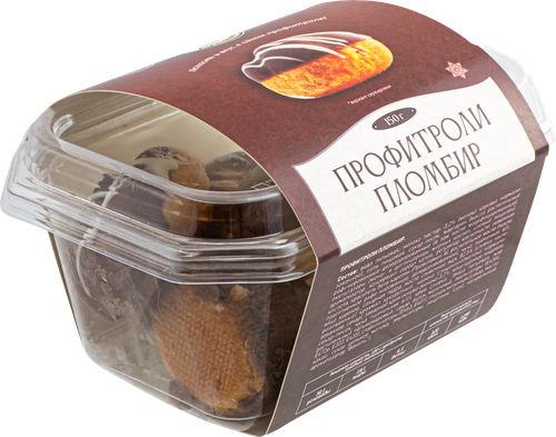 

Пирожное Домашняя еда от Кузьмича Профитроли Пломбир 150 г