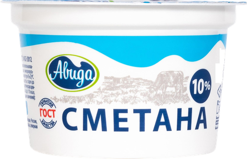 

Сметана Авида 10% 170 г