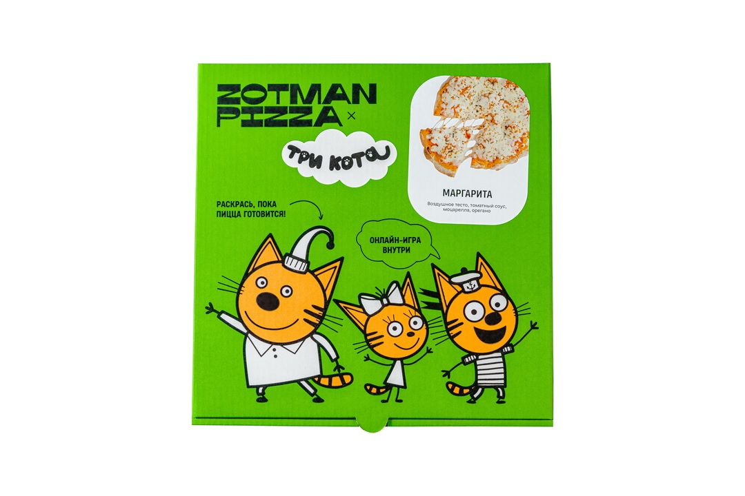 

Пицца замороженная Zotman pizza Три кота маргарита 260 г