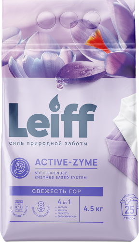 Стиральный порошок Leiff Свежесть гор 4.5 кг