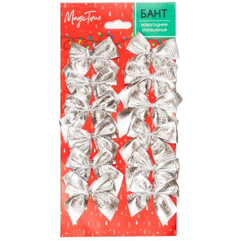 

Украшение декоративное Magic Time Бант из полиэстера 12 шт. 5 x 5 см 93279
