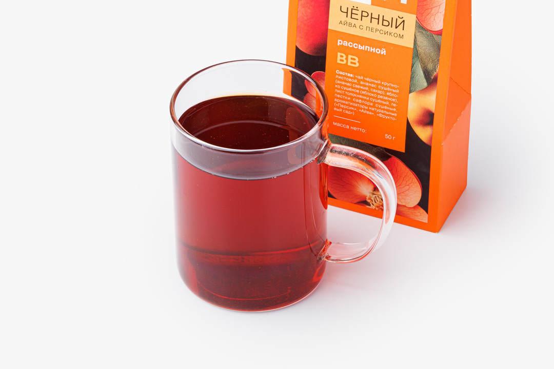 

Чай черный ВкусВилл Айва с персиком 50 г