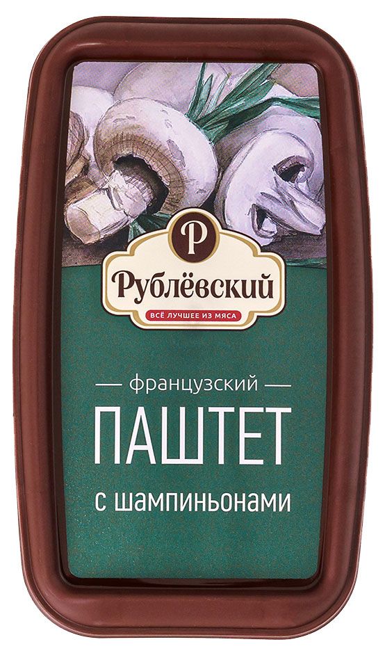 

Паштет РУБЛЕВСКИЙ Французский с шампиньонами, 175 г