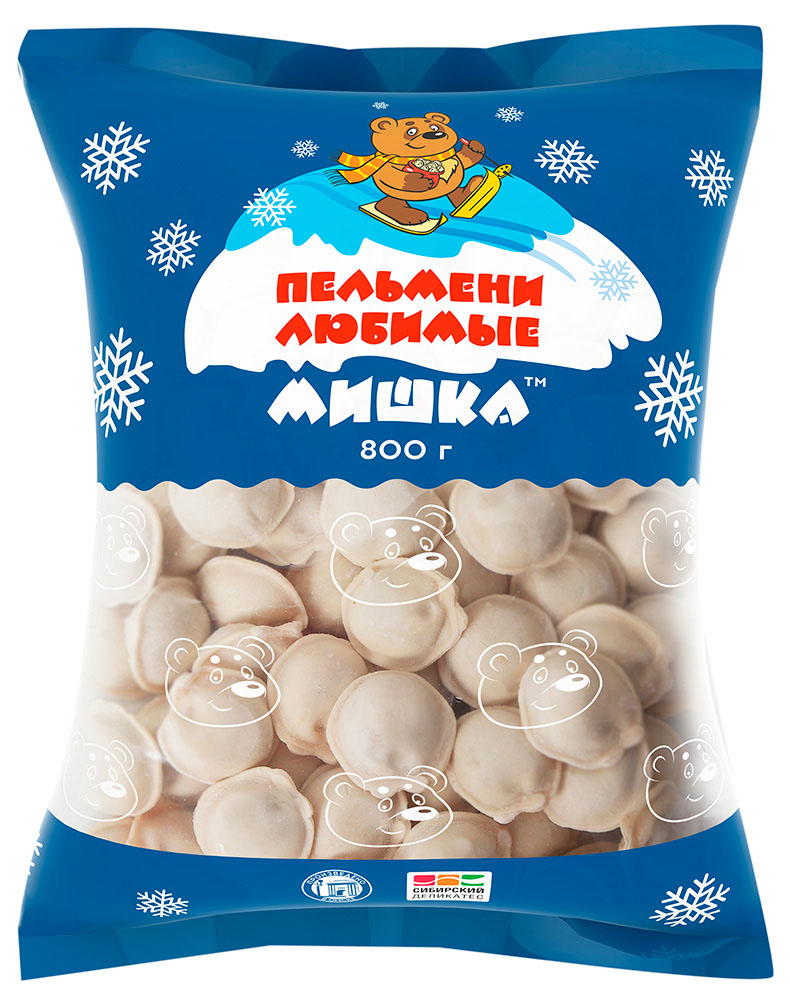 

Пельмени Мишка Любимые 800 г