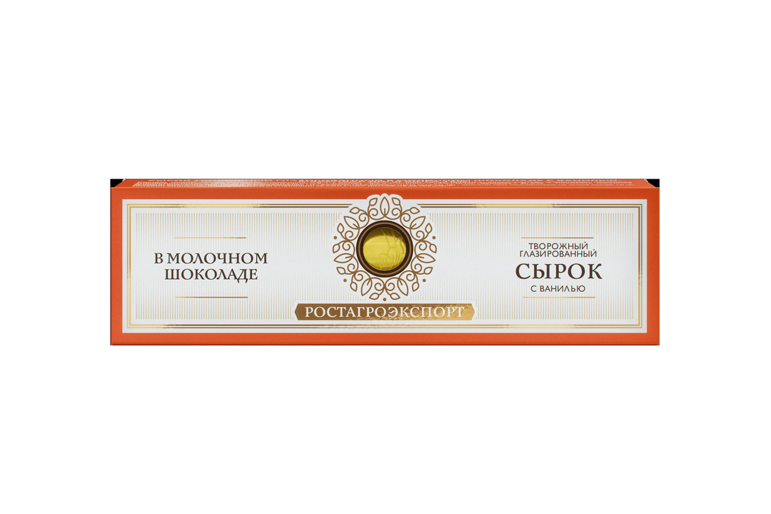 

Сырок творожный Ростагроэкспорт с ванилью в молочном шоколаде 15% 40 г