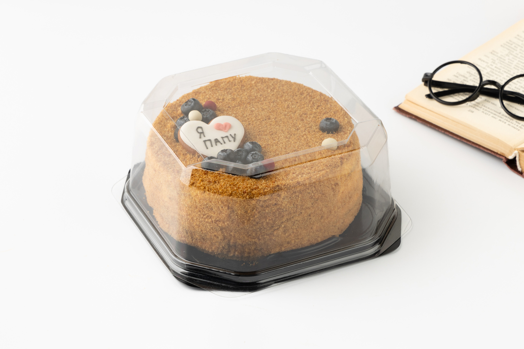 

Торт ВкусВилл Я люблю папу медово-сметанный 720 г