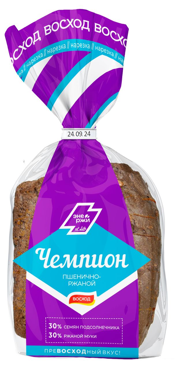 

Хлеб Восход Чемпион нарезка 350 г