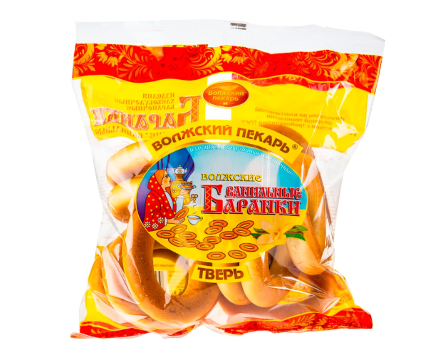 

Баранки Волжский пекарь со вкусом ванили 350 г