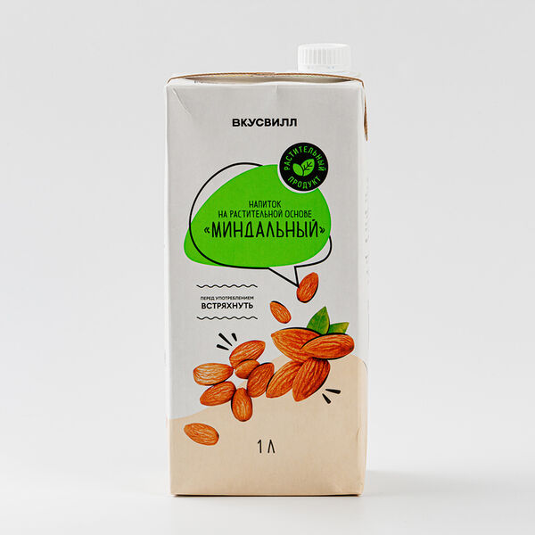 Напиток Velle миндальный классический на растительной основе, 1.5%, 1 л