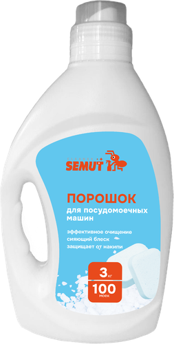 

Порошок Semut для посудомоечной машины 3 кг