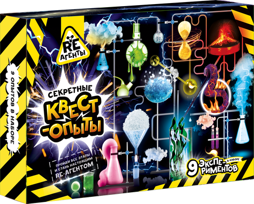 

Набор игровой Re-Агенты Секретные квест-опыты