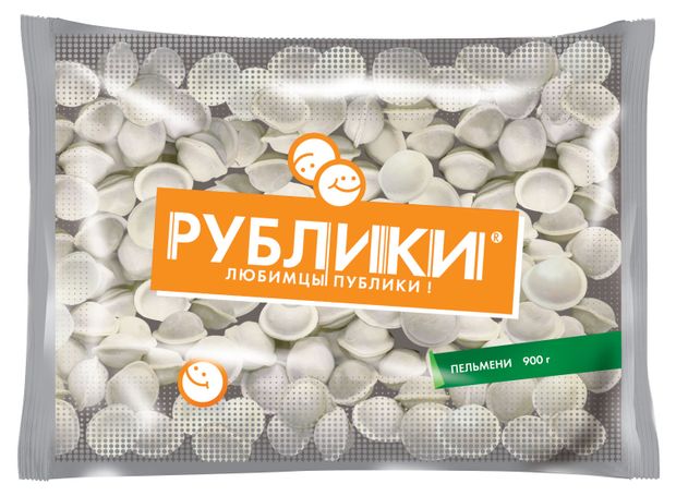 

Пельмени Рублики Классические 900 г