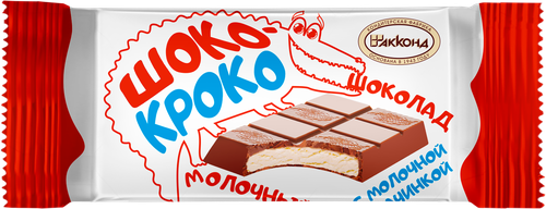 

Шоколад молочной Акконд Шоко-кроко с молочной начинкой 28 г