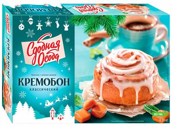 Пирог Сдобная особа Кремобон классический 380 г