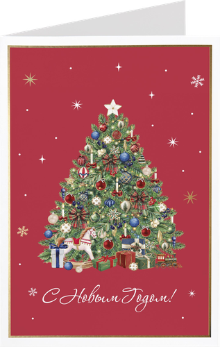 

Открытка City home Trade дизайнерская двойная J в ассортименте