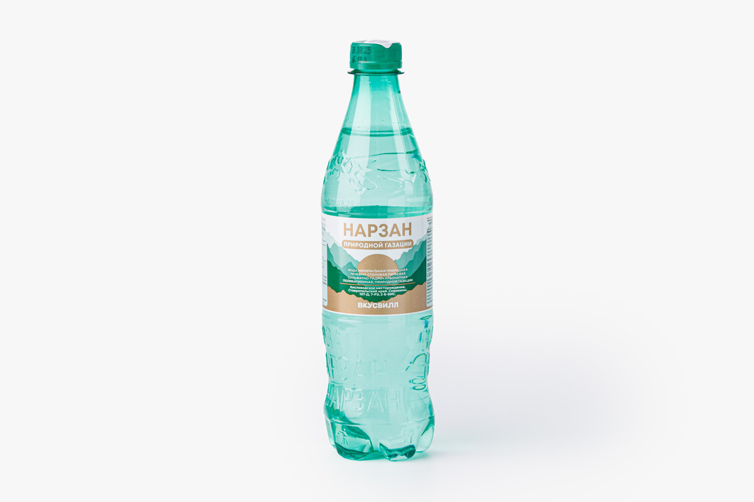 

Вода минеральная ВкусВилл Нарзан природной газации, 500 мл