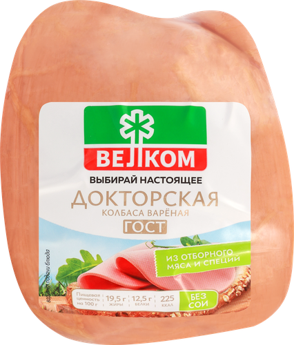 

Колбаса Велком Докторская вареная весовая