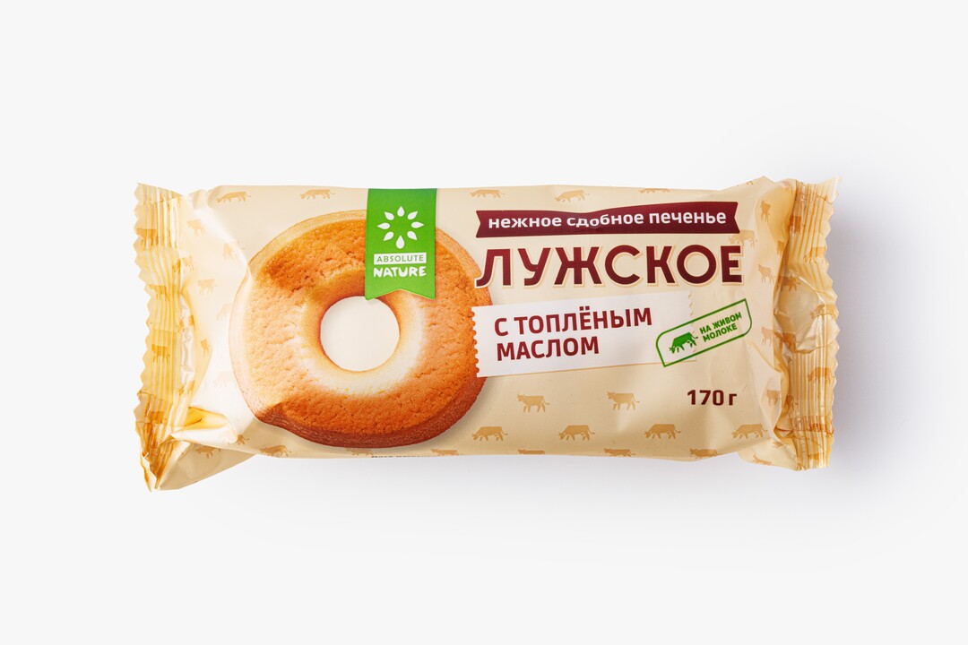 

Печенье сдобное Absolute Nature Лужское с топлёным маслом 170 г