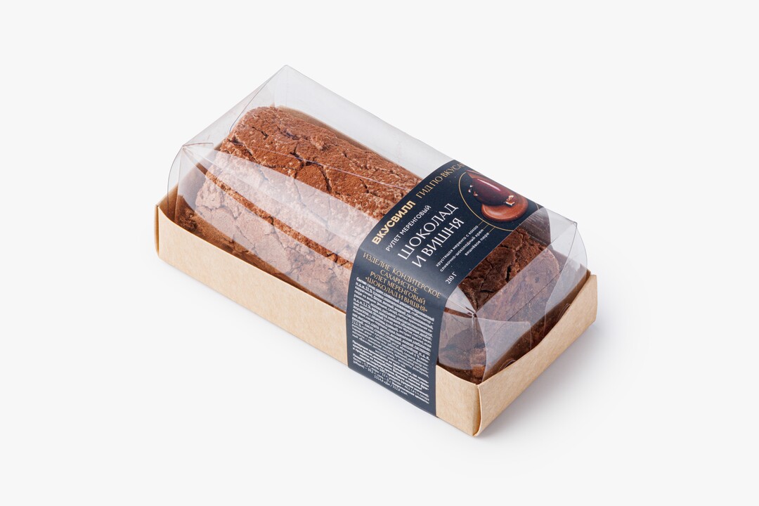 

Рулет меренговый ВкусВилл Шоколад и вишня 210 г