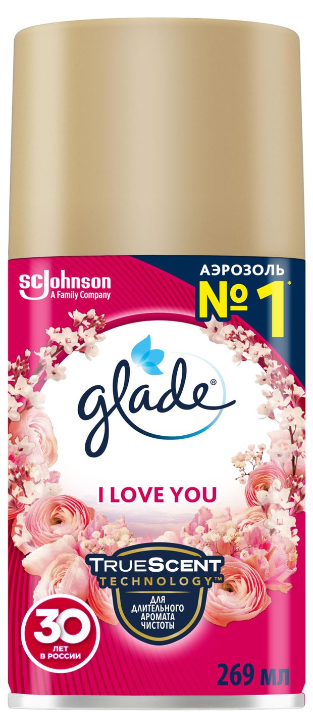

Сменный баллон Glade Automatic I Love You 269 мл