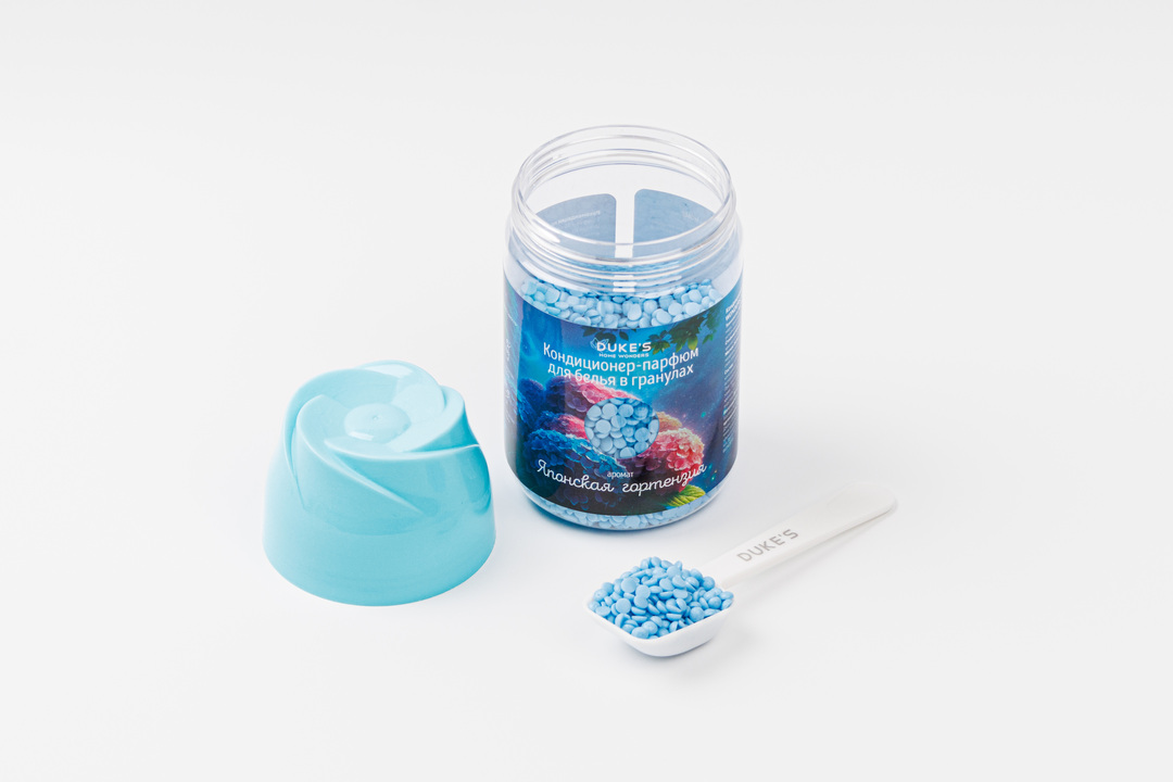 

Кондиционер-парфюм для белья Duke's Home Wonders в гранулах Японская гортензия 200 г