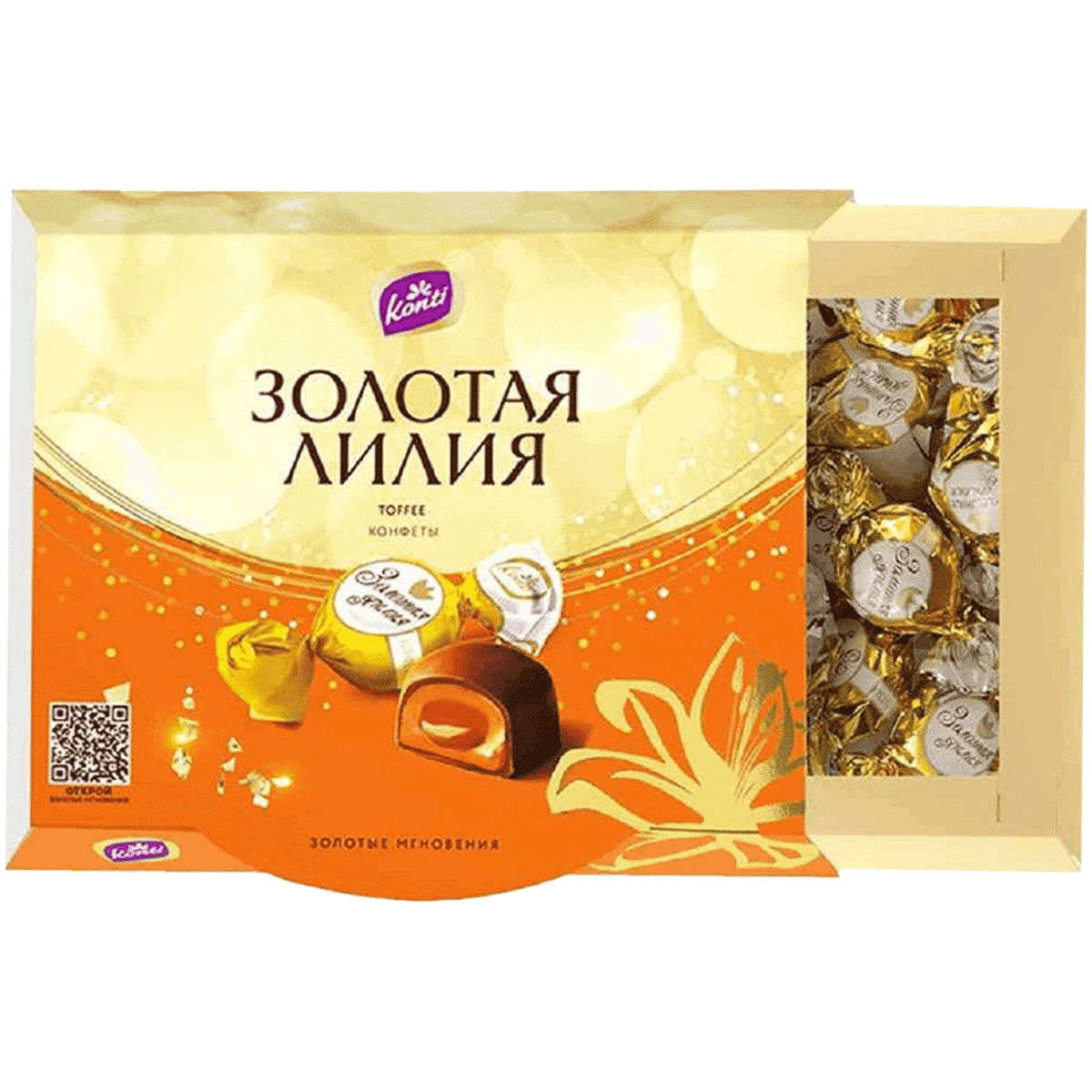 

Набор конфет Konti Золотая лилия Toffee 175 г