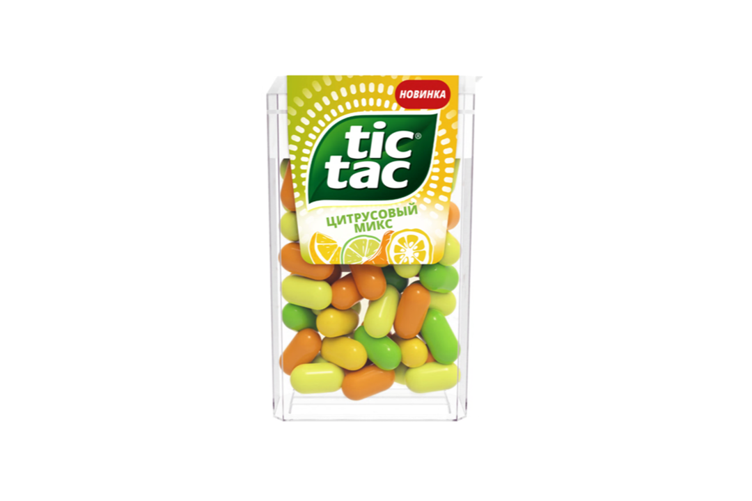 

Драже Tic Tac Цитрусовый микс, 16 г