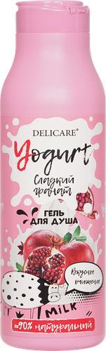 

Гель для душа Delicare Yogurt Сладкий гранат 400 мл