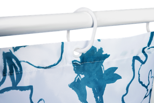 

Штора для ванной Aqua-Rivus Вуаль бело-синяя 180х180 см