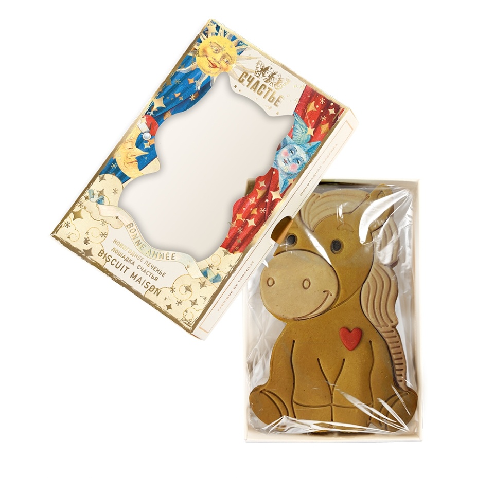 

Печенье новогоднее Счастье Лошадка Счастья 90 г