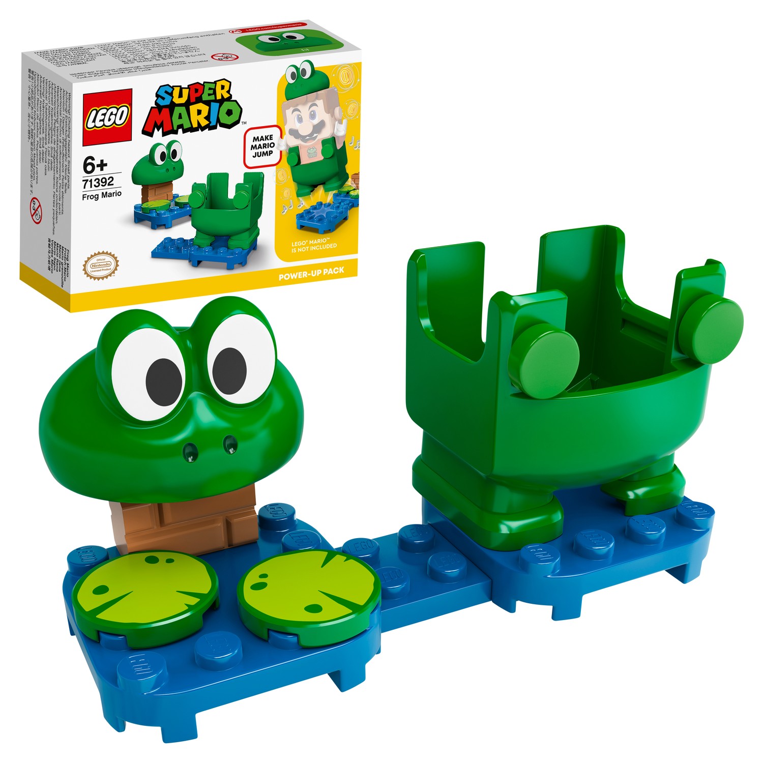 

Конструктор Lego Super Mario Марио-лягушка 71392 11 деталей