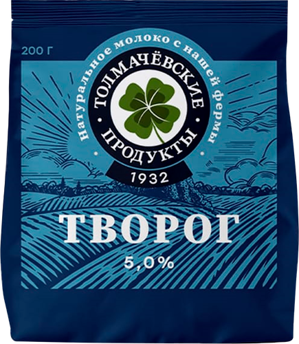 

Творог Толмачёвские продукты 5% 200 г