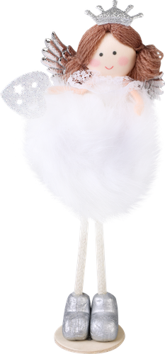 

Фигура новогодняя Homeclub Ангелок в ботиночках 20 см цвет в ассортименте