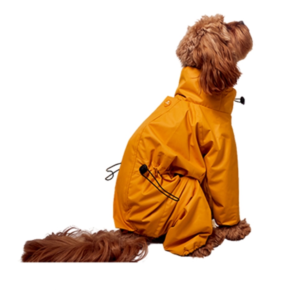 

Дождевик Muzzle для собак мелких и средних пород Горчица М1