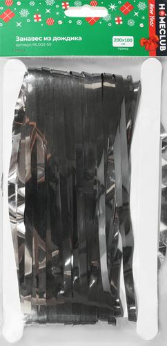 

Занавес из дождика Homeclub 200х100 см, винил Арт. ML002-50, в ассортименте