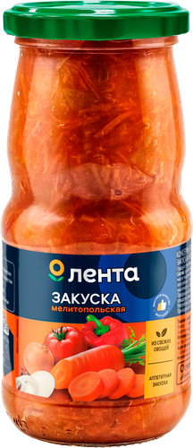 

Закуска овощная Лента Мелитопольская 470 г