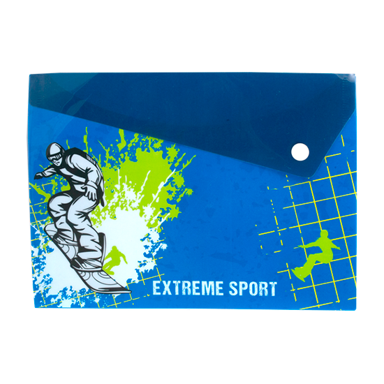 

Папка-конверт Extreme А5 на кнопке
