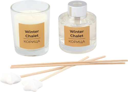 

Набор Homeclub Winter Chalet: диффузор 40 мл, свеча