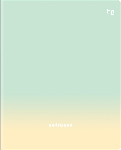 

Тетрадь BG Дыхание цвета 80 л, А5, клетка, soft-touch ламинация, 1 шт. в ассортименте