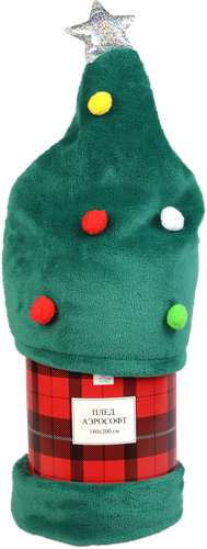 

Плед Homeclub Winter Chalet с игрушкой шапка 130x180 см