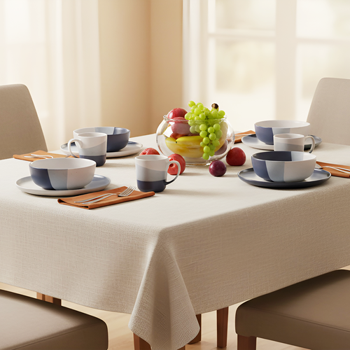 

Набор кружек Unifico Arabella blue керамика 4 шт 450 мл