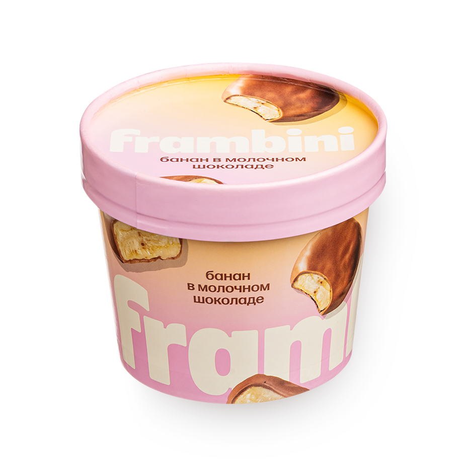 

Банан Frambini в молочном шоколаде замороженный 130 г