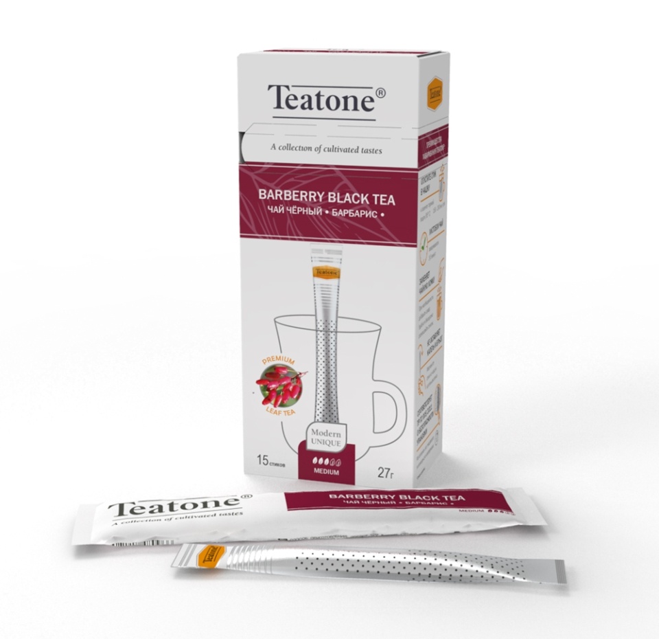 

Чай Teatone чёрный в стиках барбарис 15x1.8 г
