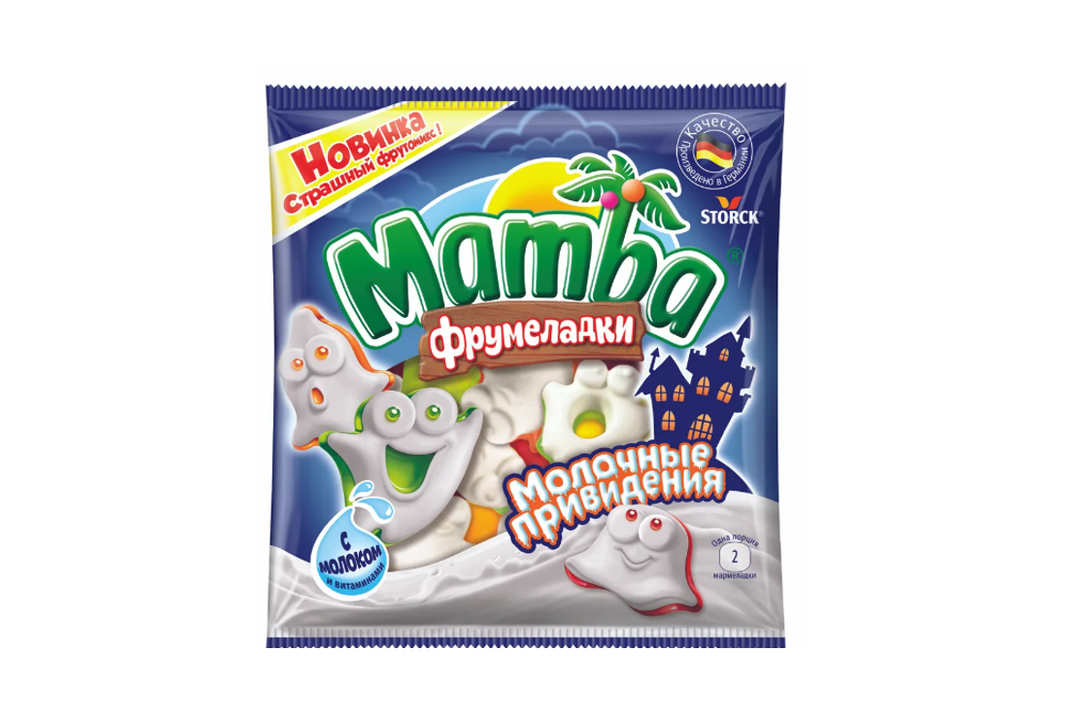 

Мармелад жевательный Mamba Молочные привидения 90 г