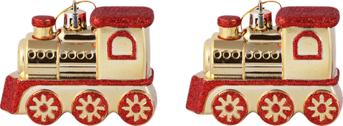 

Набор украшений Homeclub Паровозики 8 см 2 шт. дизайн в ассортименте
