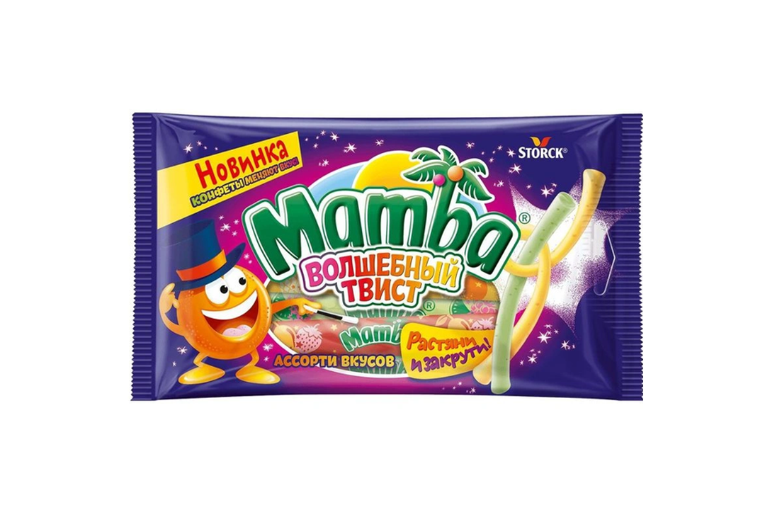 

Конфеты жевательные Mamba Волшебный твист 70 г