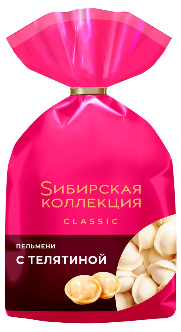 

Пельмени Сибирская Коллекция Классические с телятиной, 700 г